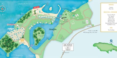 Карта Ямайки курорти